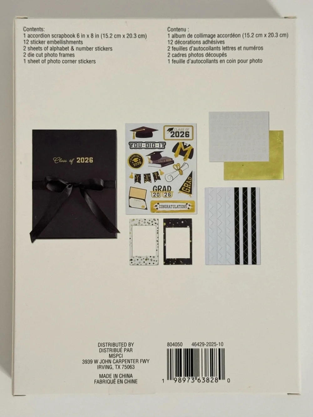 Recollections Class of 2026 Graduation Scrapbook Album Kit 131 Pc | New